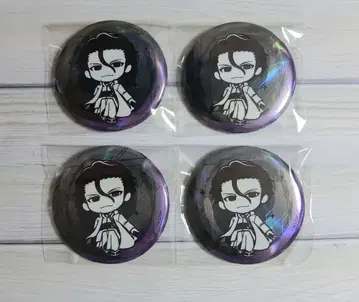 BLEACH 아이젠 소스케 홀로그램 캔배지 MONOCOLOR