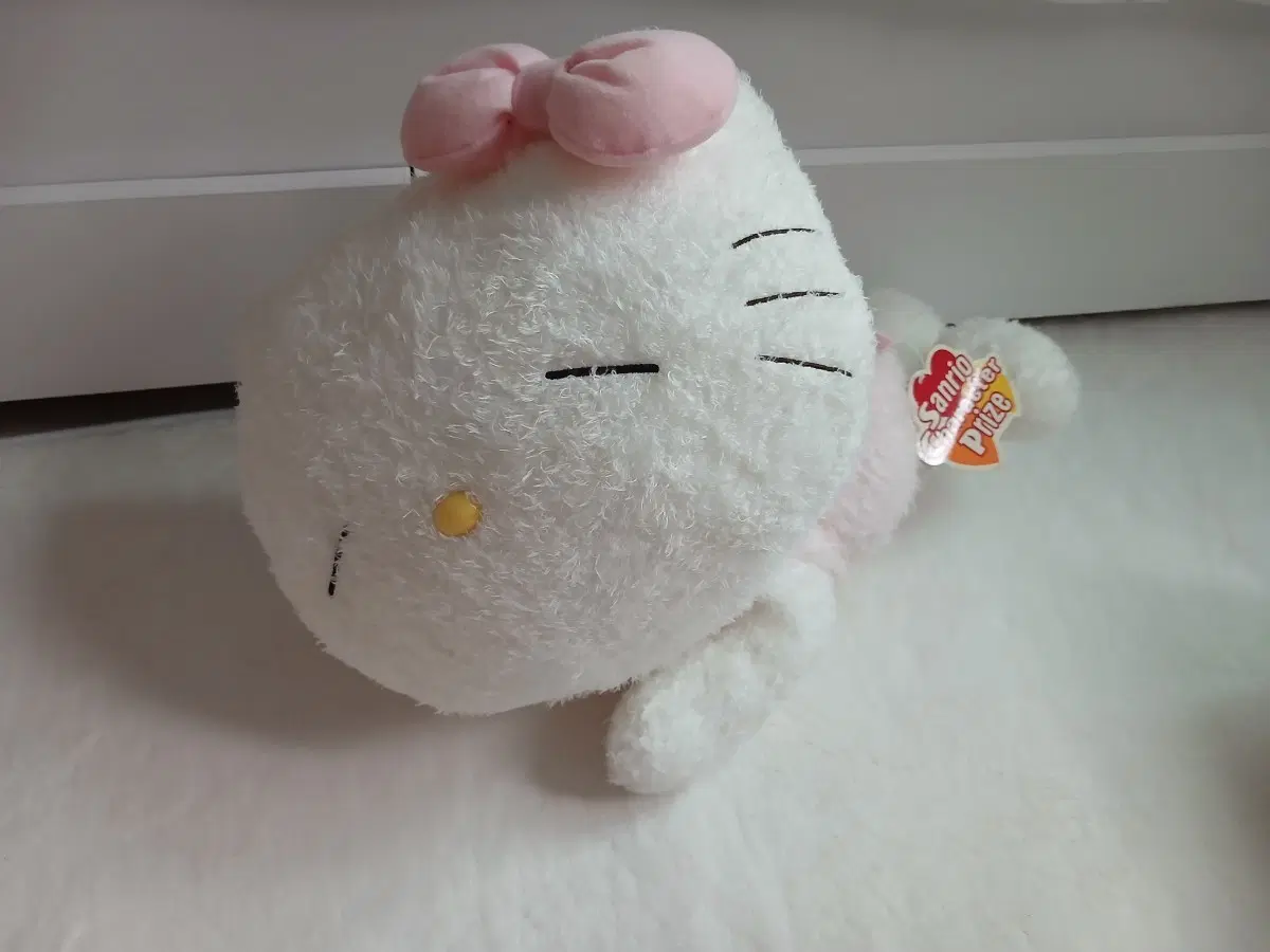 고전 키티 인형 오야스미 핑크