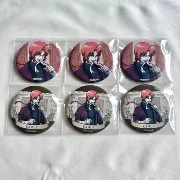 은혼 카무이 RPG 캔뱃지 6개 세트