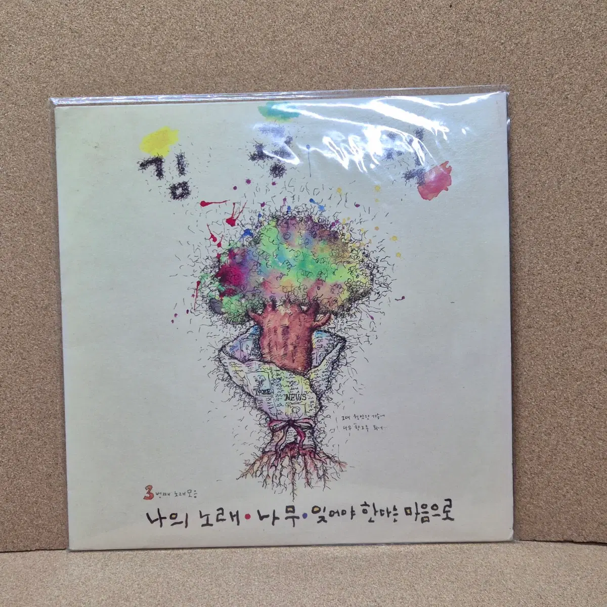 초판 김광석3집 LP 민트급