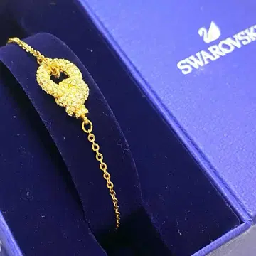 새상품급 SWAROVSKI 스와로브스키 반지 크로스 팔찌