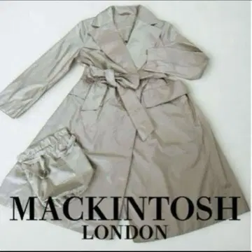 새상품급 MACKINTOSH LONDON 나일론 스프링 코트 베이지 M