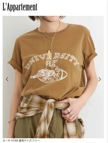 라빠르망 레미 리프 UNIVERSITY OF T SHIRT