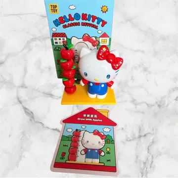 헬로키티 TOP TOY 피규어 클래식 리바이벌 사과 5개 분