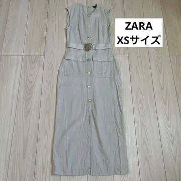 ZARA 린넨 버클 원피스