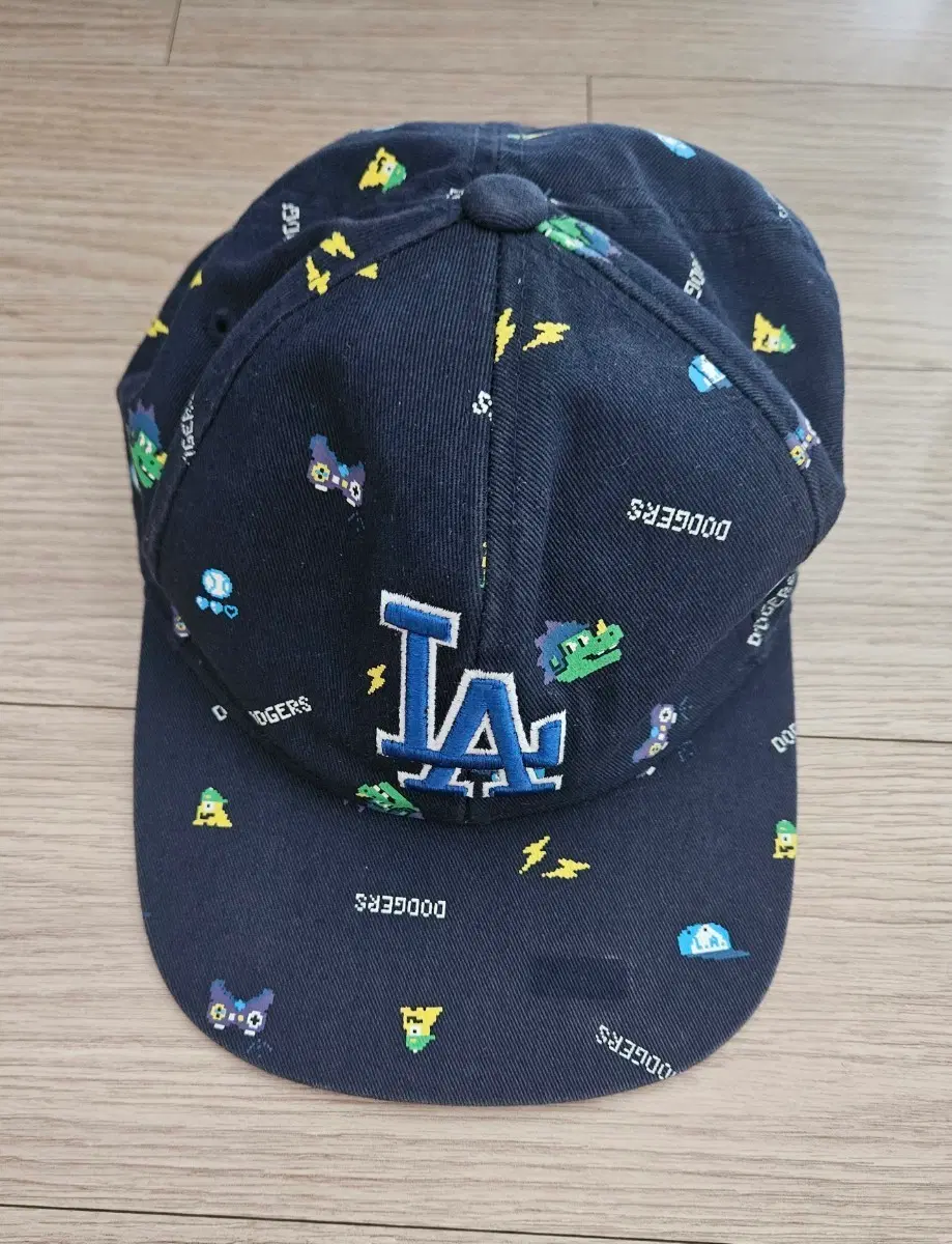 LA 다저스 캡 모자 (네이비 패턴MLB LA 다저스 아동 캡모자)