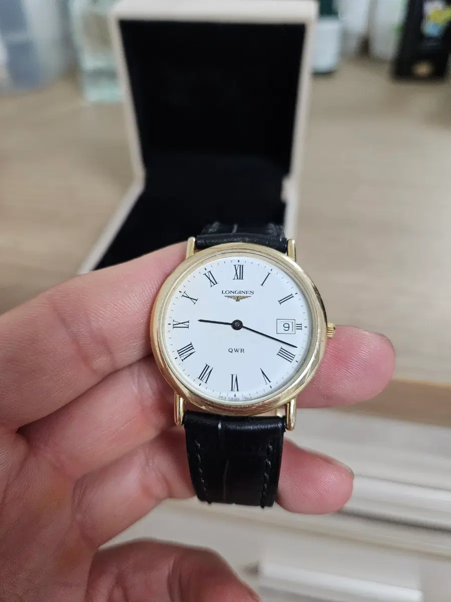 론진 라 그랑드 클래식 36mm 쿼츠 금장