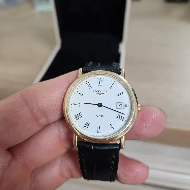론진 라 그랑드 클래식 36mm 쿼츠 금장