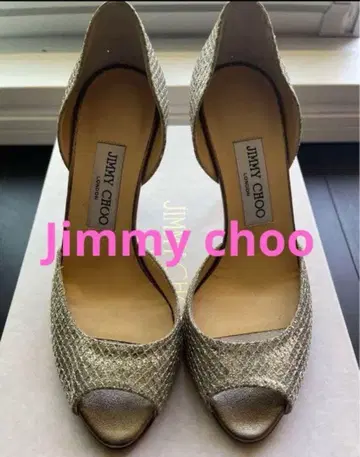 새상품 JIMMYCHOO 지미추 / 하이힐 / 샴페인 골드 / 정가 7만엔