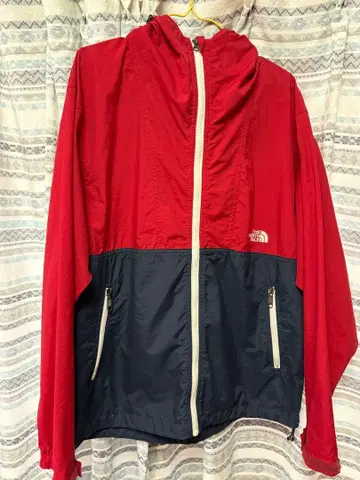 THE NORTH FACE 나일론 자켓 레드 네이비 S