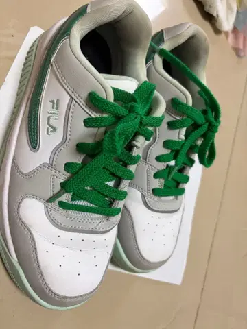 FILA 스니커즈 화이트 그린