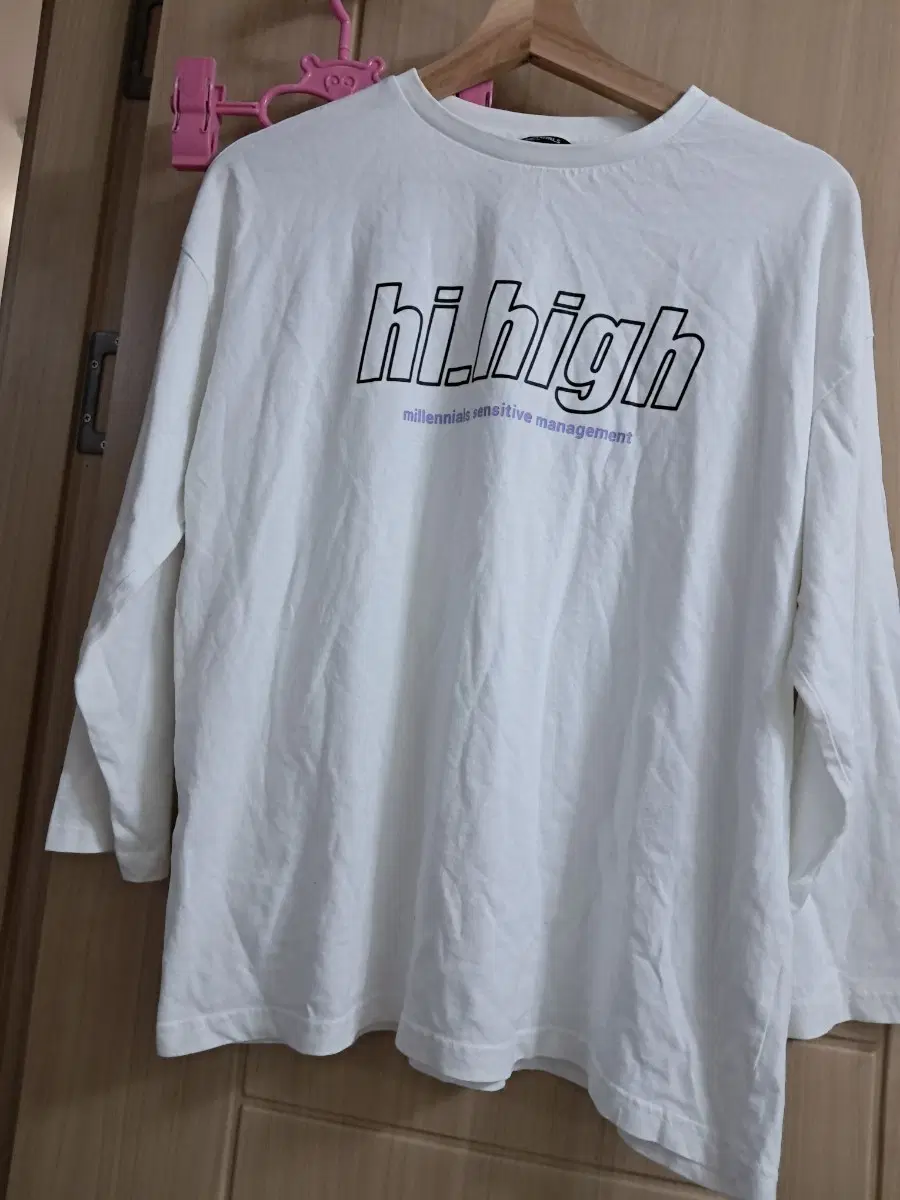 hi.high 반팔 주니어티셔츠 화이트