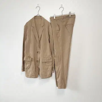 새상품급 LOUNIE 린넨 셋업 테일러드 자켓 팬츠