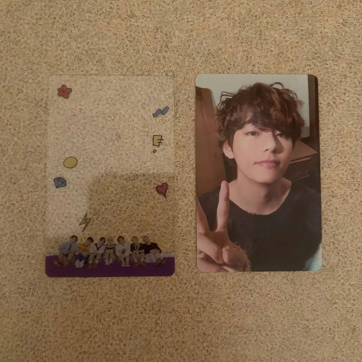 방탄소년단 뷔 김태형 데코키트 랜덤 포토카드 BTS V PHOTOCARD