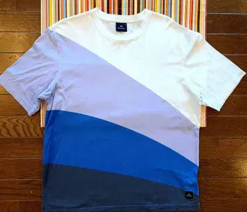 PS Paul Smith 멀티 스트라이프 절개 T셔츠 XL