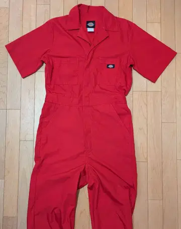 Dickies 디키즈 반팔 작업복 레드 미사용 새상품