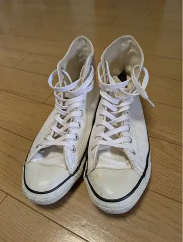 CONVERSE 올스타 가죽 USA제 화이트
