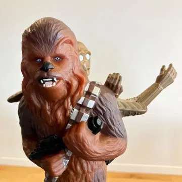 스타 워즈 아프로즈사 츄바카 & C-3PO 소프트 비닐 피규어