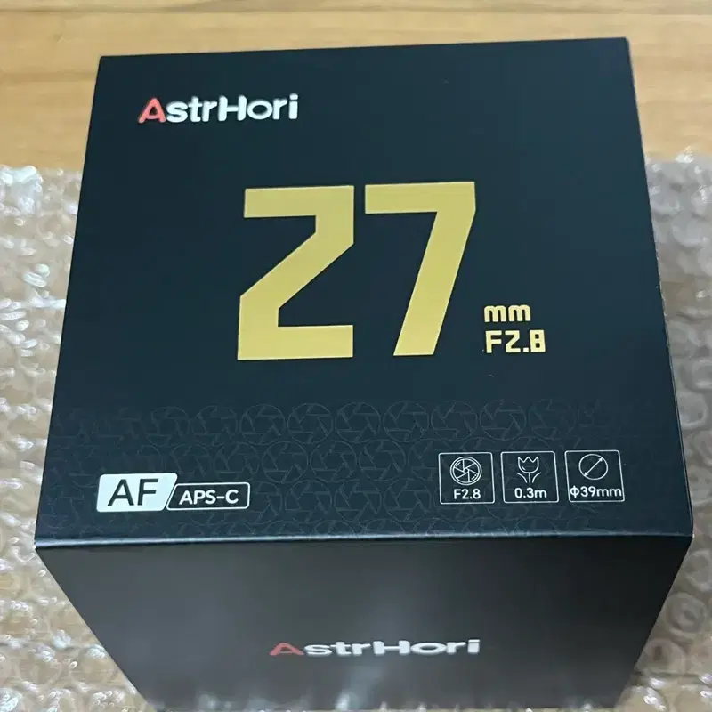 AstrHori AF 27mm F2.8 후지 X마운트 렌즈 티타늄 색상