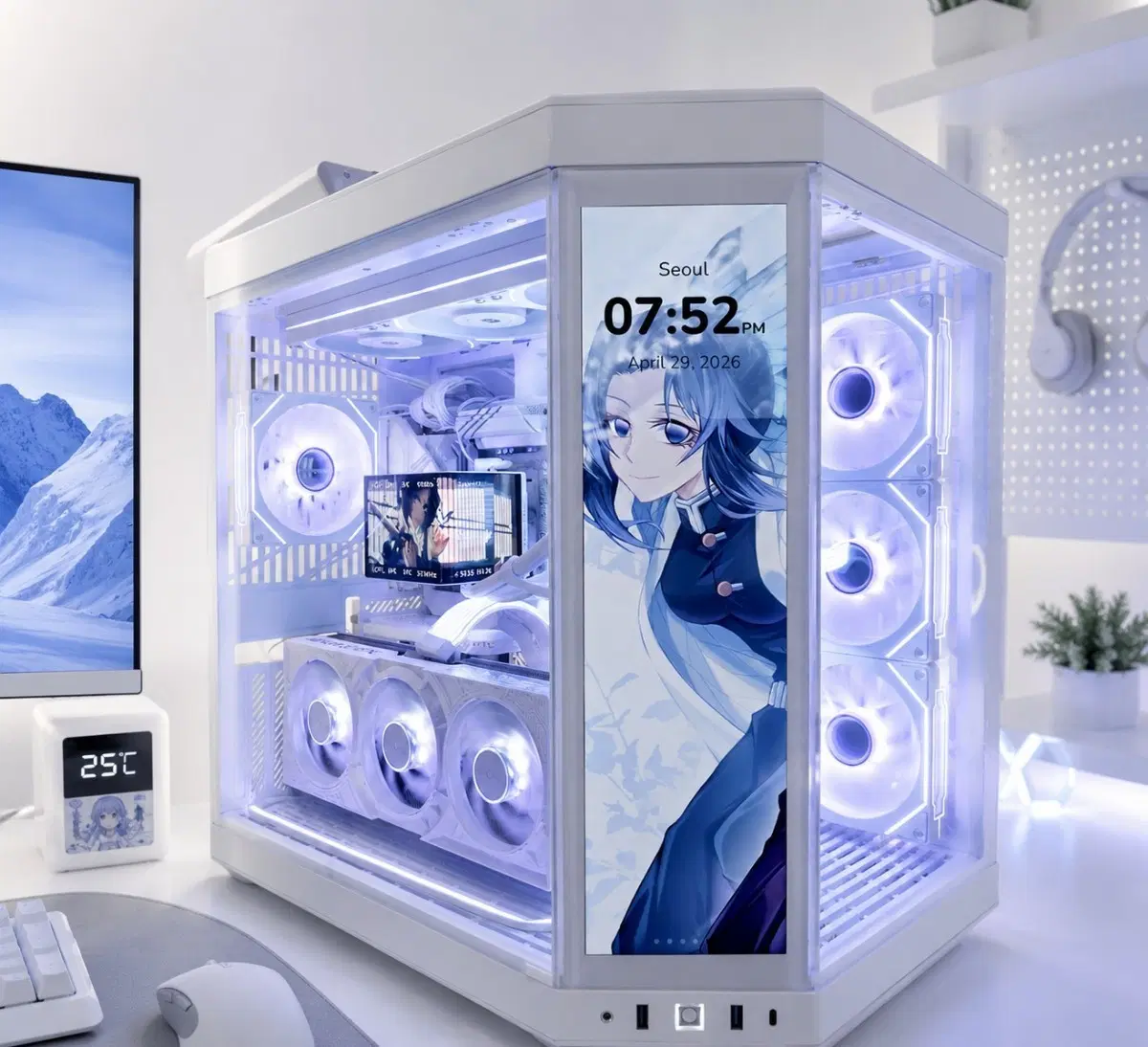 (y70) 9800X3D RTX5080 화이트 PC팝니다.