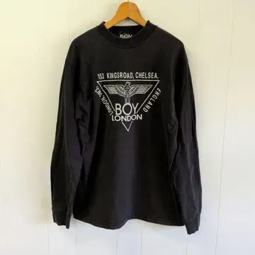 90s BOY LONDON L/S 티 빈티지 USA