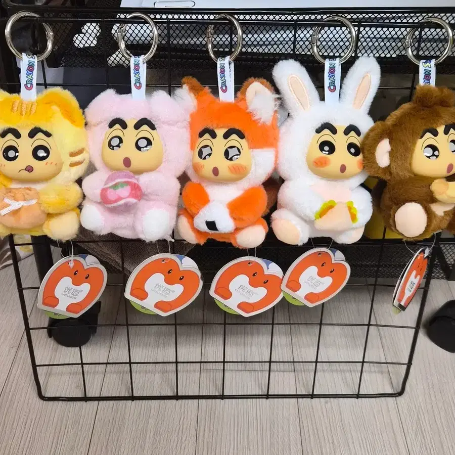 고퀄리티 짱구동물인형키링(새제품)