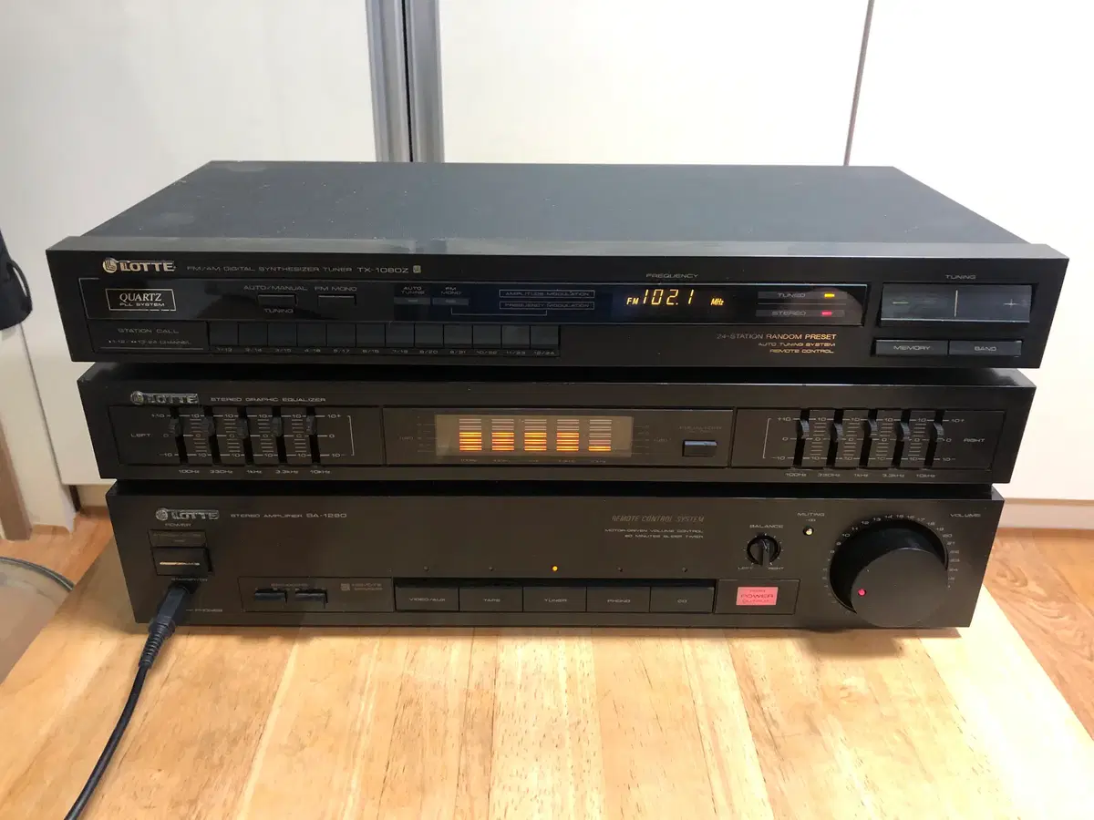 롯데 파이오니아 인티앰프 및 튜너 SA-1290, TX-1080Z 판매