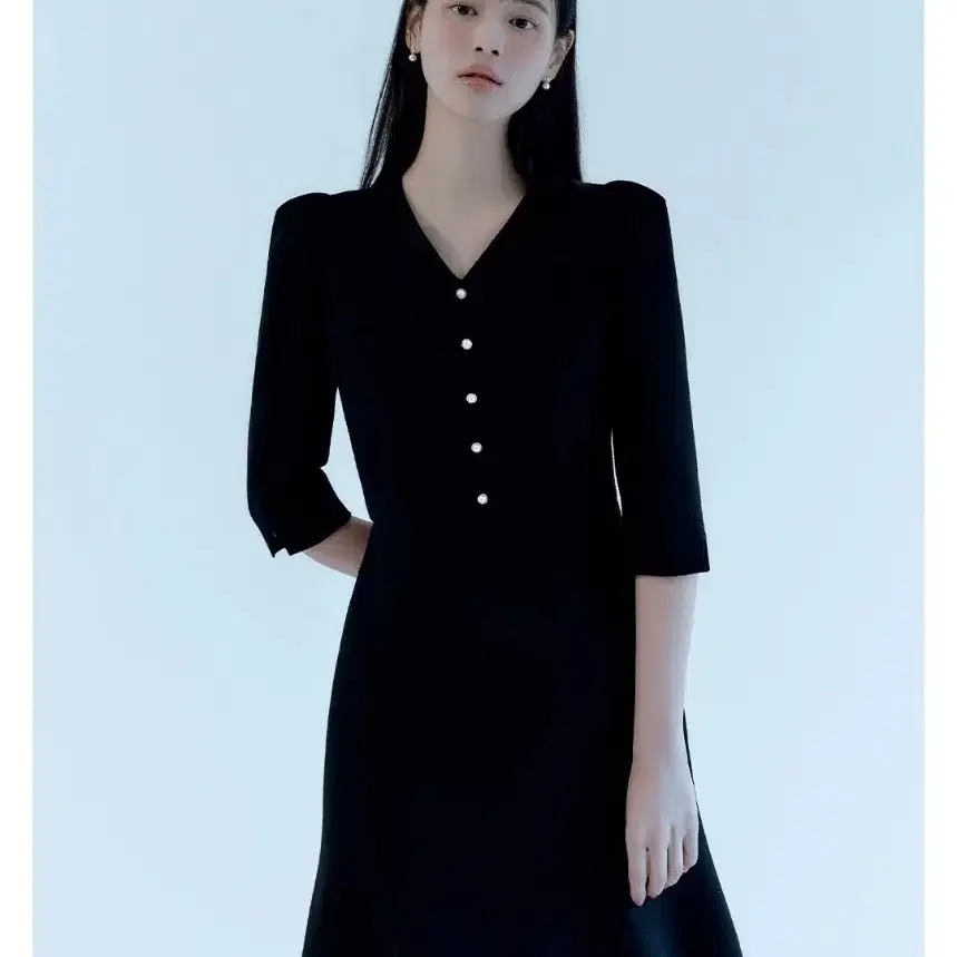 이바나헬싱키 Letizia button mini dress