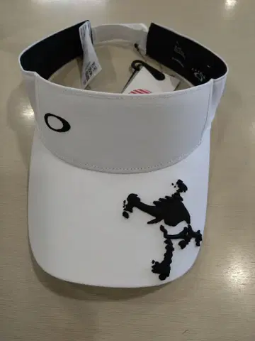 [ 콤페 경품 등에 ] OAKLEY 골프용 바이저 화이트