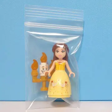 LEGO 정품 미녀와 야수 벨 뤼미에르 디즈니 프린세스 미니 피규어