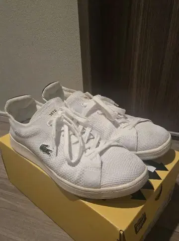 LACOSTE 라코스테 26.5cm 스니커즈 화이트 남성용 *상자 없음