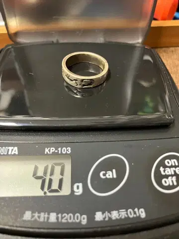 미사용 SIL 반지 10호 4.0g 네이티브 아메리칸