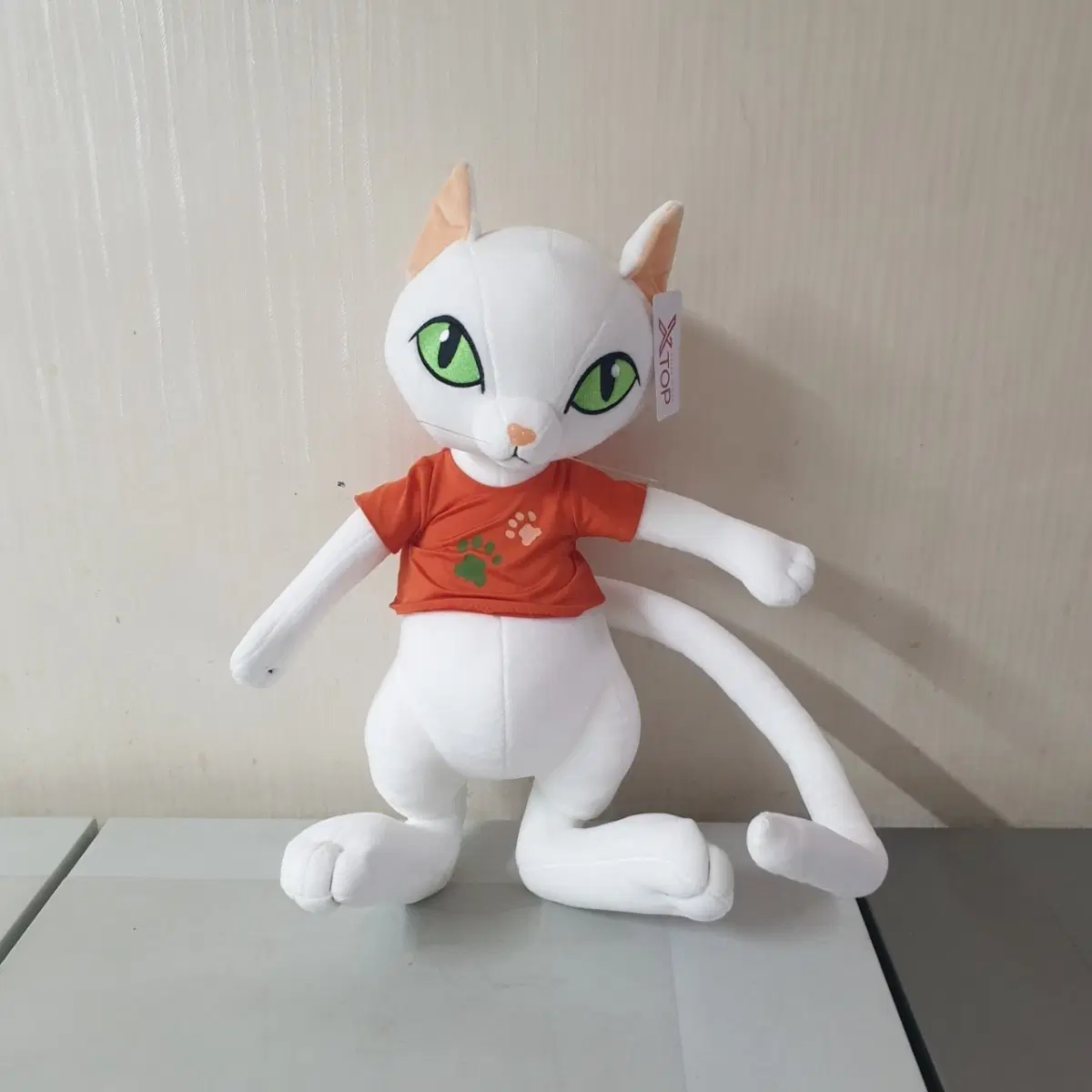 50cm 인형 백색 고양이 새상품