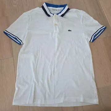 LACOSTE 라코스테 피케 셔츠 화이트 슬림핏 FR4
