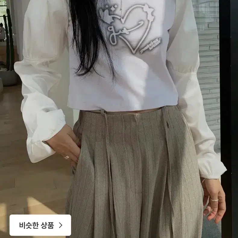 페인티드우드 새틴 볼레로 가디건