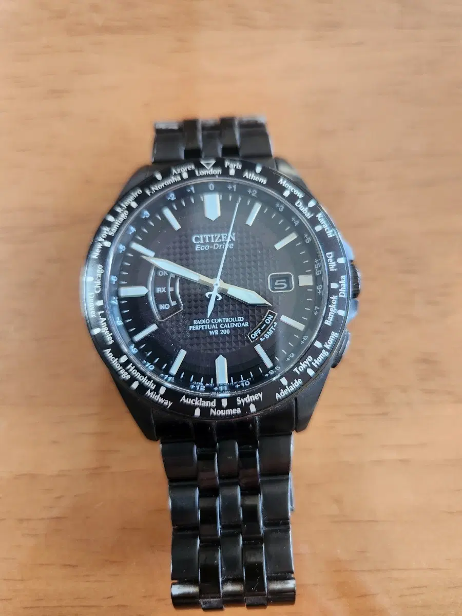 시티즌(Citizen) 에코드라이브(Eco-Drive) 월드 타임
