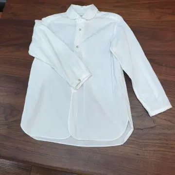 AIR ROOM PRODUCTS 라운드 칼라 셔츠 화이트
