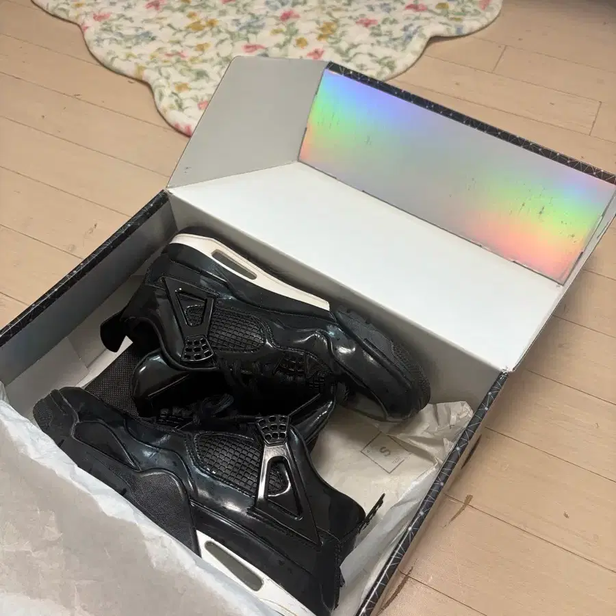 나이키 조던4 11lab4 다스베이더 블랙