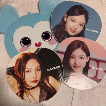 TWICE NAYEON 나연 부채 3개 부채 케이스