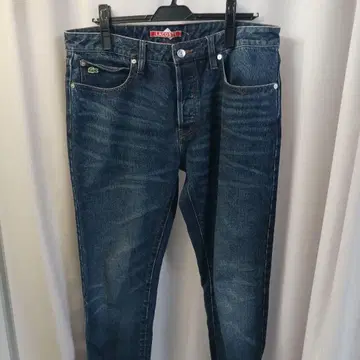 LACOSTE 남성용 데님 팬츠 인디고
