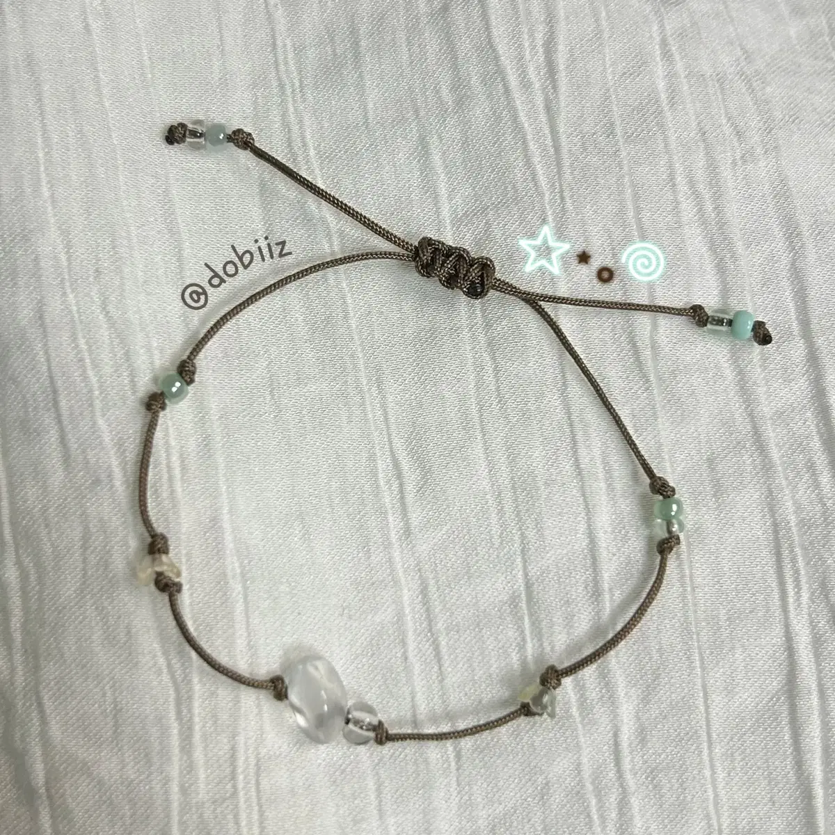 {handmade} 민트초코 팔찌