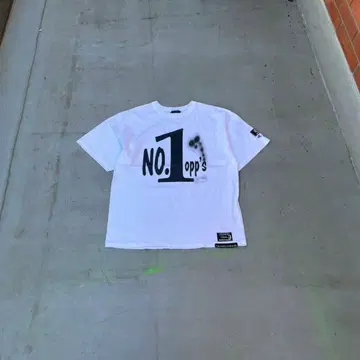 00s NAME. 초기 champion 프린트 우라하라 반팔 t셔츠