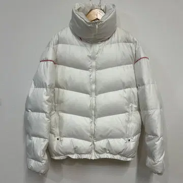 새상품급 KRISVANASSCHE 다운 자켓 화이트 44