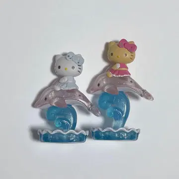 산리오 샤이니돌핀 시크릿 마스코트 키티 2종 세트