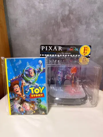 PIXAR Happy 복권 장면 피규어 마이 엘리먼트 엽서