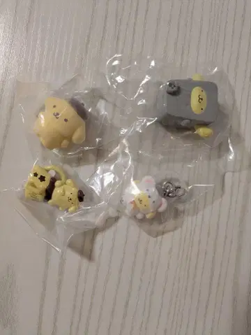 폼폼푸딩 가챠 (키링, 요괴, 복슬복슬 스노우, 플로키 인형)