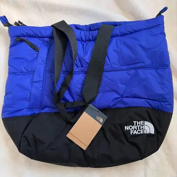 THE NORTH FACE 충전솜 토트백 블루 블랙
