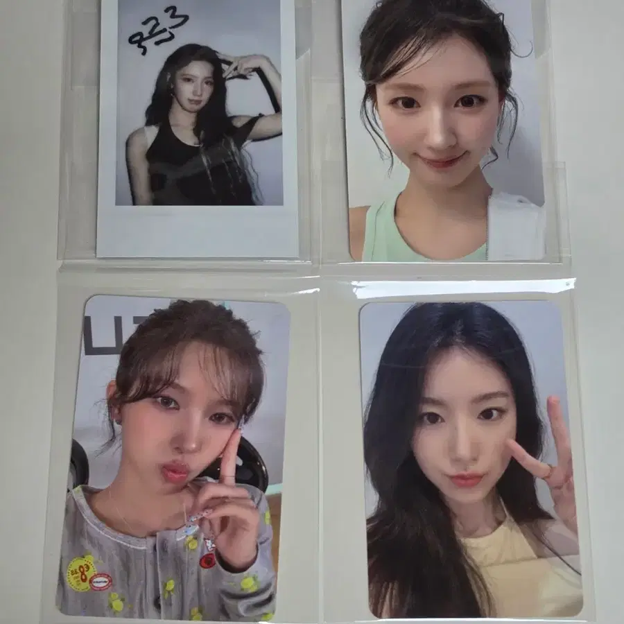 아이들 애플뮤직 카페 음료 포토카드 폴라로이드 미연 소연 슈화