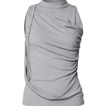 FLAREUP 슬리브리스 Draped Sleeveless Top 그레이