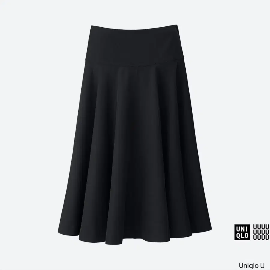 UNIQLO 레이온 미디 스커트